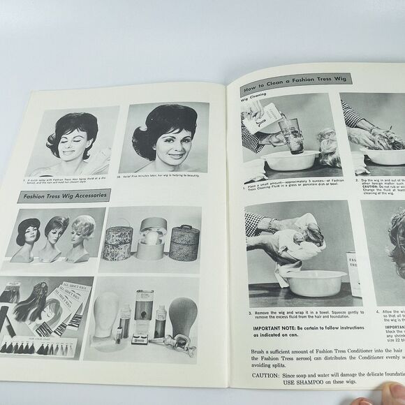 ALL ABOUT WIGS by SCHAEFER 1962 HOW TO SELL FIT CUT STYLE VTG Beauty Shop Decor - Picture 7 of 9